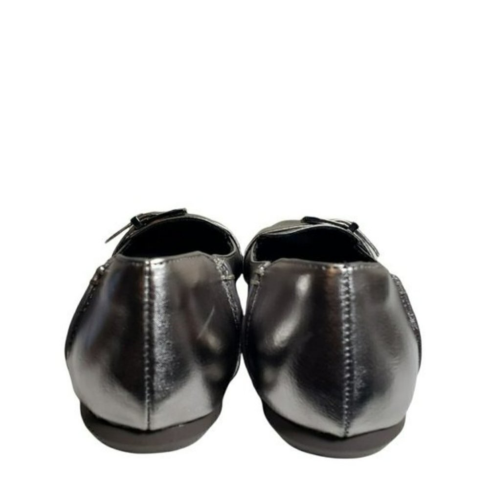 Kenneth Cole Reaction Womens Buckle Metallic Closed Toe Slip On Flat Loafers 7.5 - Picture 5 of 8